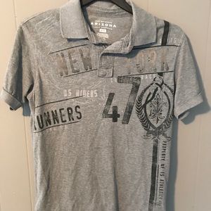 Two Men’s Arizona polos Med